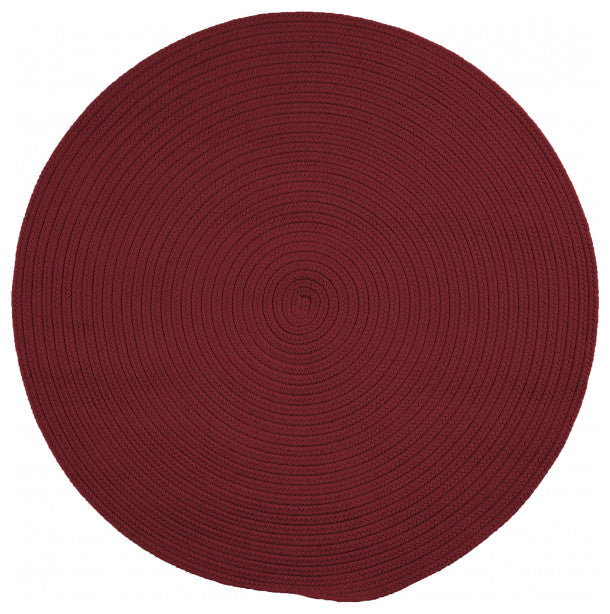 Colonial Mills Rug Tortuga Burgundy Round, 9x9