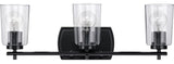 Adley Collection 3-Light Bath and Vanity, Black