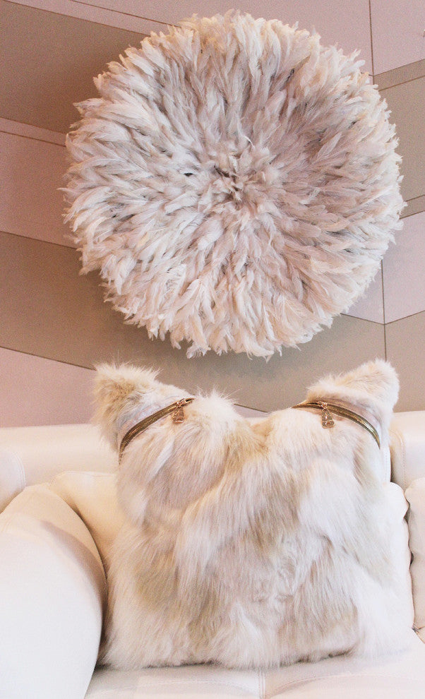 White Ivory Juju Hat Decor