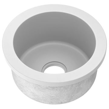 Native Trails NSB1607 NativeStone 16" Undermount Single Basin - Pearl