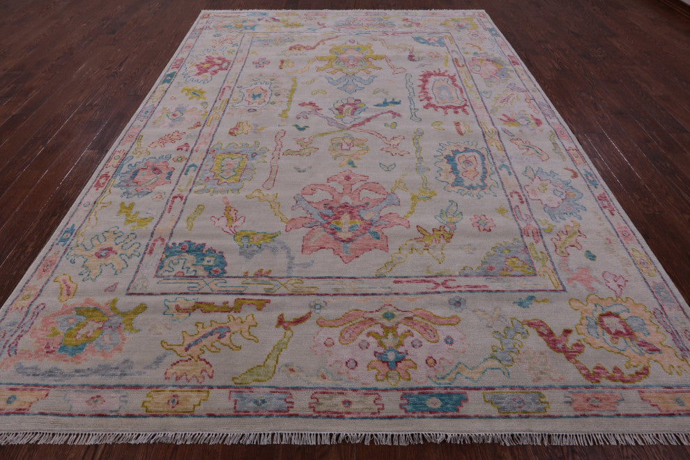 8' 11" X 12' 1" Turkish Oushak Handmade Wool Rug - Q16082