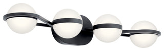 Kichler 85093 Brettin 4 Light 30"W LED Bathroom Vanity Light - Matte Black