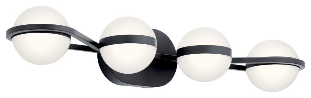 Kichler 85093 Brettin 4 Light 30"W LED Bathroom Vanity Light - Matte Black