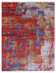 8' 10" X 11' 7" Handmade Abstract Wool Rug Q8982