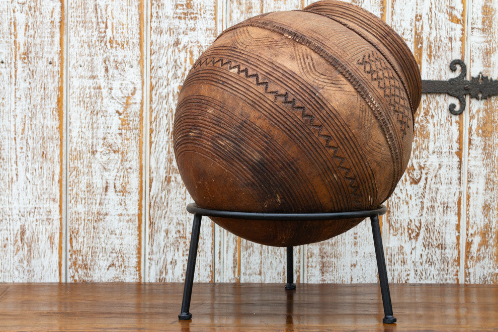 Sankara Antique African Tribal Vessel Pot
