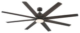 72" LED Outdoor Ceiling Fan, Oil Rubbed Bronze