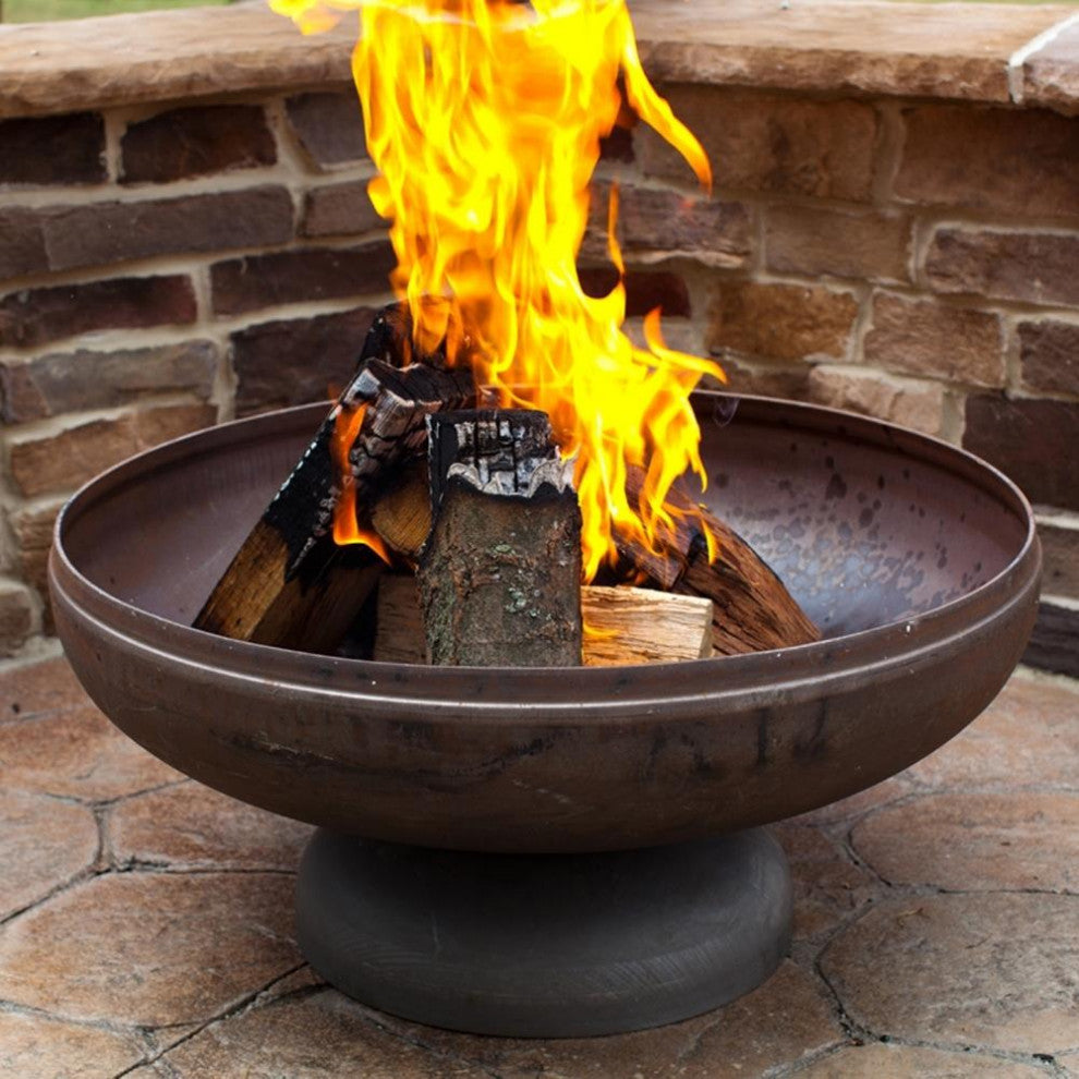 Ohio Flame Patriot Round Steel Fire Pit, 24" Round