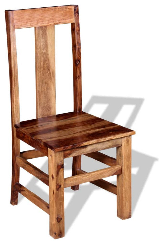 vidaXL Dining Chairs 6 pcs Solid Sheesham Wood