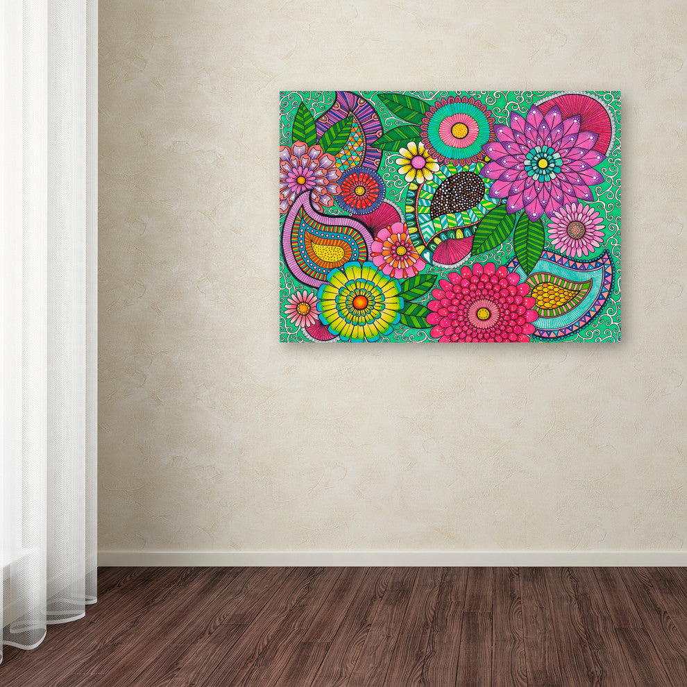 Hello Angel 'Paisley Garden' Canvas Art, 32x24