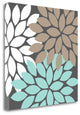 "Flower Trio I" By Tamara Robinson, Giclee Print on Gallery Wrap Canvas