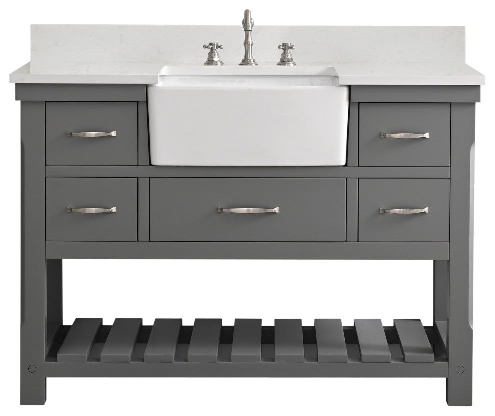 Wesley 48" Bathroom Vanity, Gray