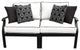 kathy ireland Madison Ave. 2 Piece Aluminum Patio Furniture Set 02a, Snow
