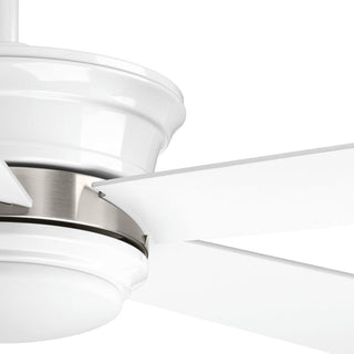 Harranvale Collection 54" 5 Blade Fan With LED Light, White