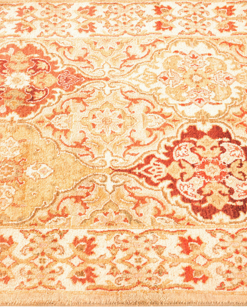 Mogul, One-of-a-Kind Hand-Knotted Area Rug Ivory, 2'5"x13'6"