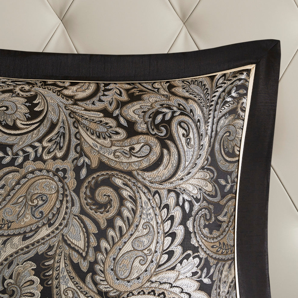 Madison Park Jacquard 12-Piece Comforter Set, California King