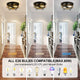 2 Light Vintage Flush Mount Ceiling Light Fixture, Industrial