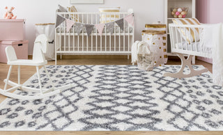 Noori Rug Shag Roy Ivory/Silver Rug