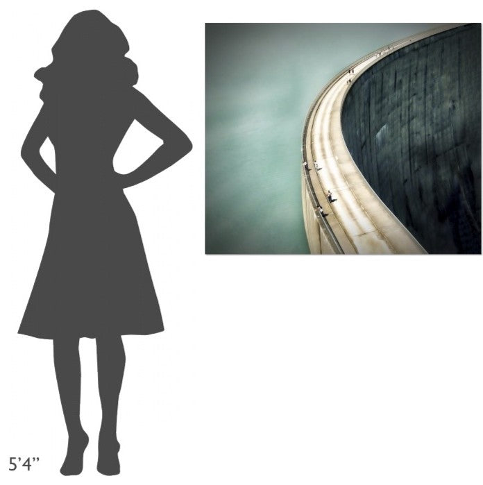 "The Dam" Stretched Canvas Giclee by Anna Cseresnjes, 40x34"