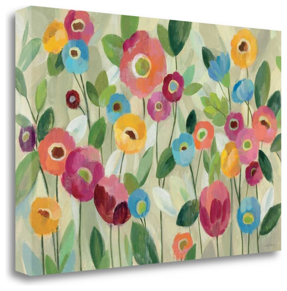 "Fairy Tale Flowers V" By Silvia Vassileva, Giclee Print on Gallery Wrap Canvas