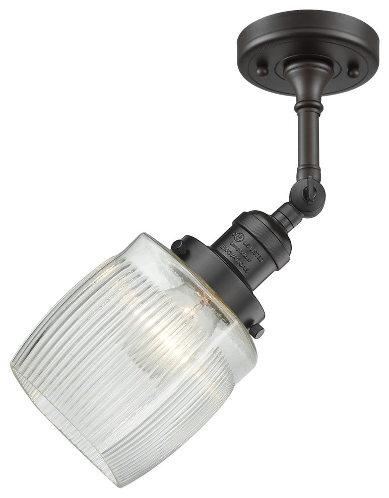 Innovations Lighting 201F-Ob-G302 1 Light 14 Inch Semi-Flush Mount