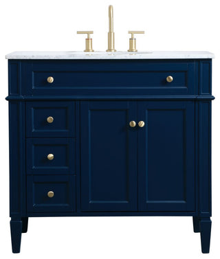 Elegant Lighting VF12536 Park Avenue 36" - Blue