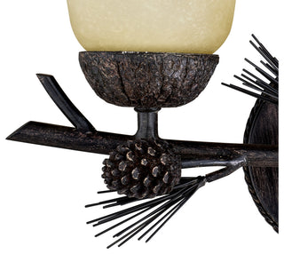 Sierra 2-Light Vanity Black Walnut