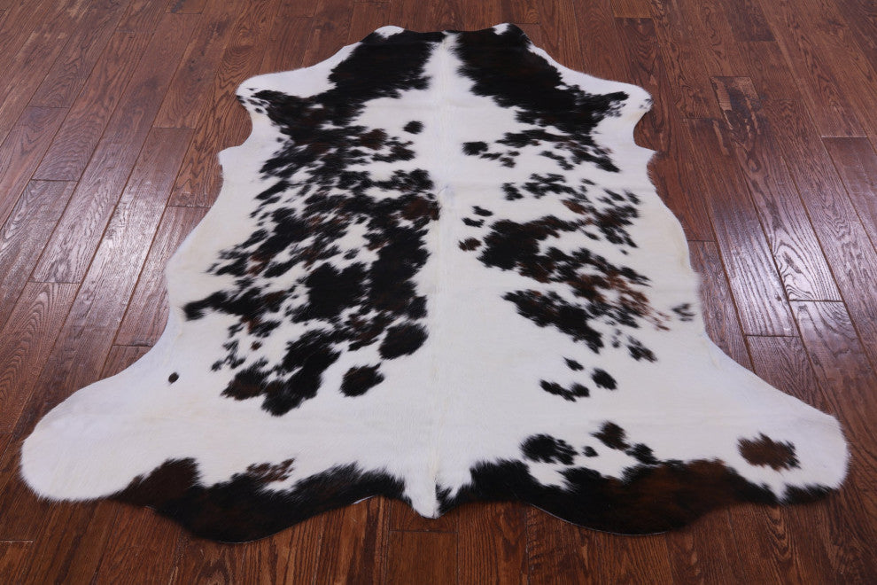 Organic Natural Hair-On Cowhide Area Rug 5' 7" X 5' 5" C1730