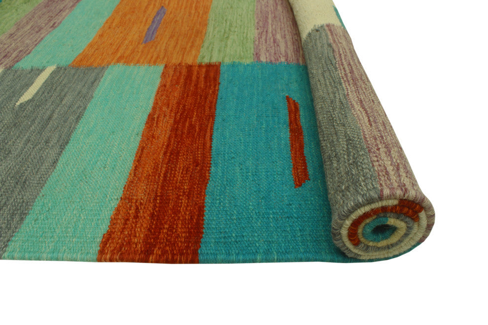 Winchester Kilim Saad Red/Charcoal Rug, 3'10x5'10