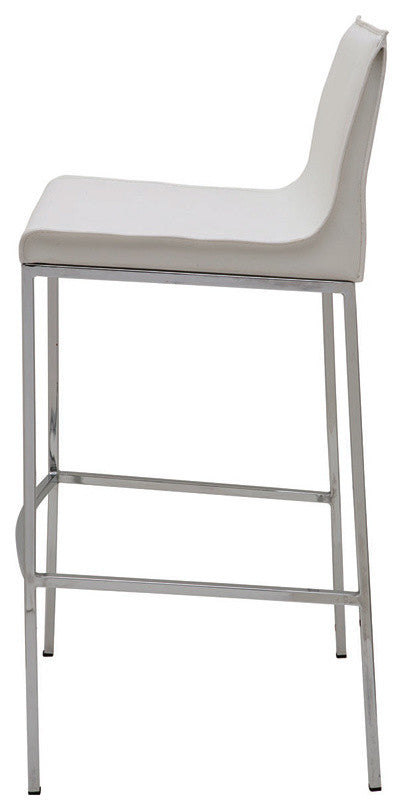 Colter Counter Stool, White