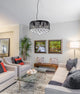 Toby 6-Light Pendant, Black