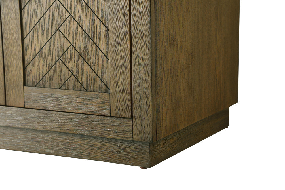 Home Living 24" Single Bathroom Vanity, Hazel Oak