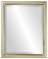 Pasadena Framed Rectangle Mirror, Silver Shade, 21"x25"