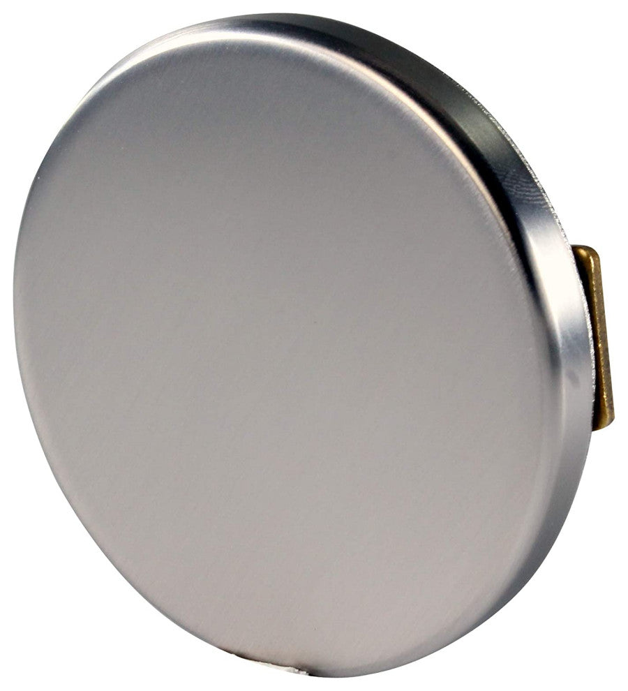 Floating No-Hole Overflow Faceplate, Stainless Steel