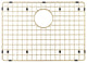 Sink Protector Matte Gold 304 Stainless Steel, Sink Bottom Grid, 17x 13