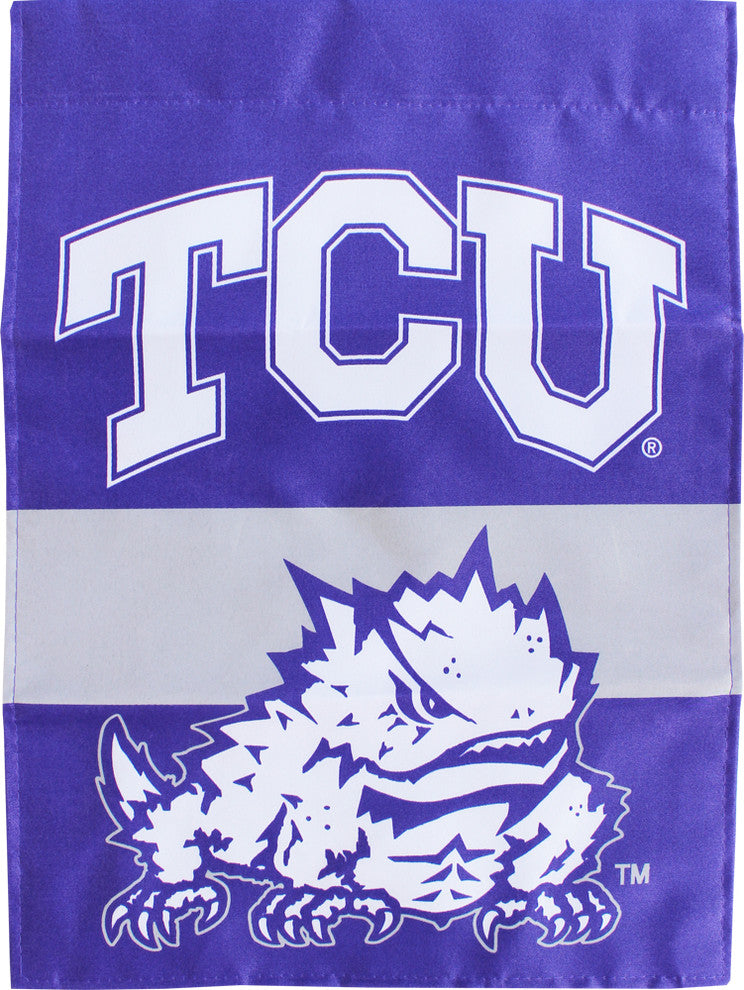 TCU, 13"x18" 2-Sided Garden Banner