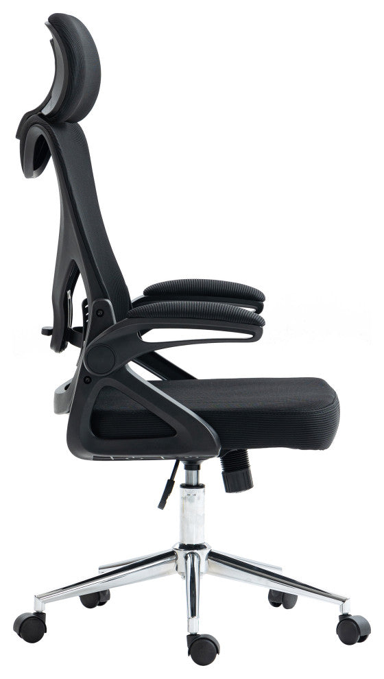 Techni Mobili Ergonomic Office Chair, Black