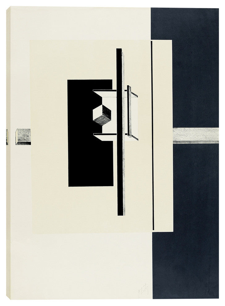 Epic Graffiti "1o Kestnermappe Proun" by El Lissitzky Giclee Canvas Art, 26"x40"
