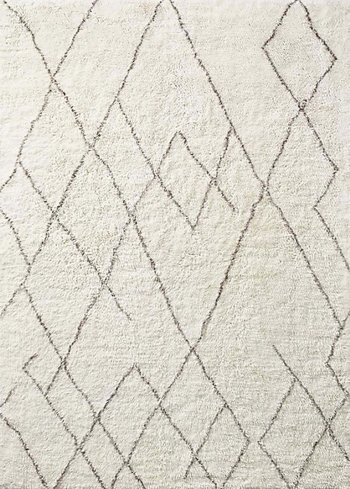 Ahgly Company Indoor Rectangle Mid-Century Modern Area Rugs, 8' x 10'