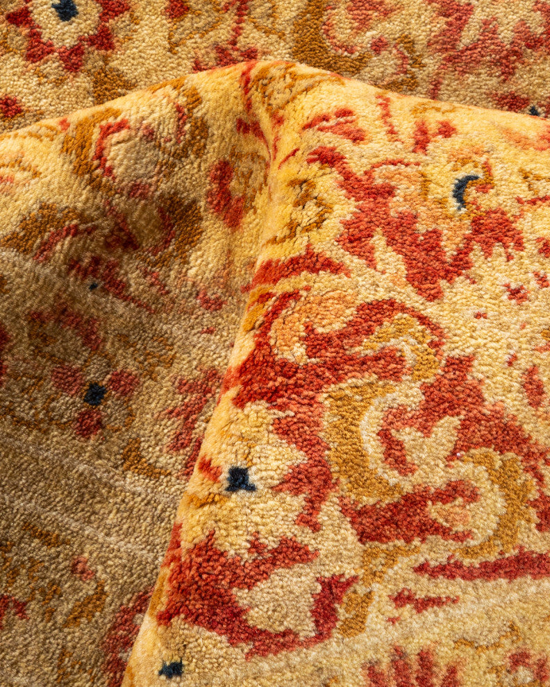 Mogul, One-of-a-Kind Hand-Knotted Area Rug Orange, 8' 4" x 10' 1"