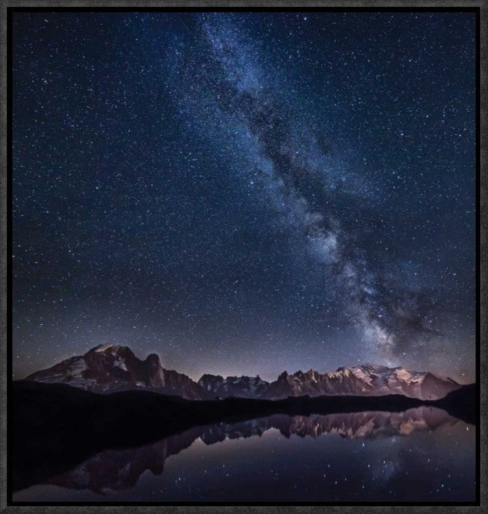 "Lost In The Stars" Framed Canvas Giclee by Alfredo Costanzo, 16x17"
