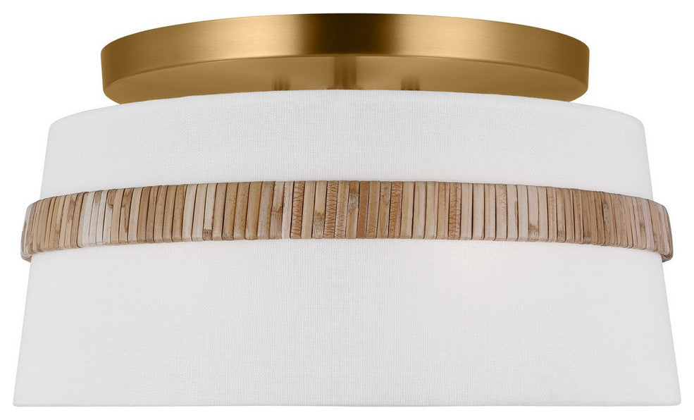 Visual Comfort Studio Cordtlandt Three Light Semi-Flush Mount