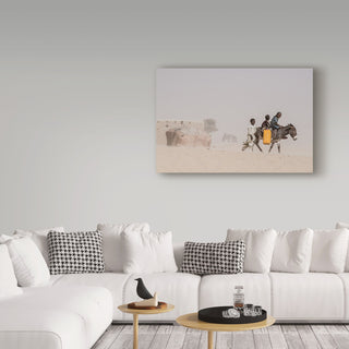 Joxe Inazio Kuesta 'Desert Donkey' Canvas Art, 19"x12"