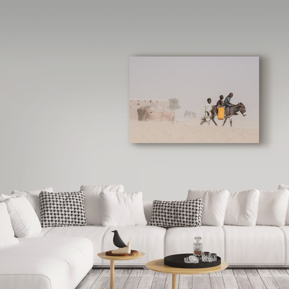 Joxe Inazio Kuesta 'Desert Donkey' Canvas Art, 19"x12"
