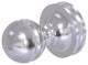Mambo Robe Hook, Satin Chrome