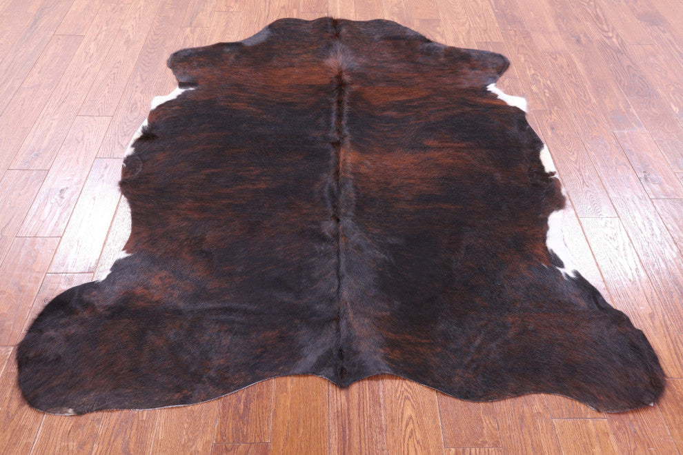 5' 11" X 5' 2" Natural Cowhide Rug C2298