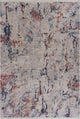 10" x 13" Gray Toned Abstract Area Rug