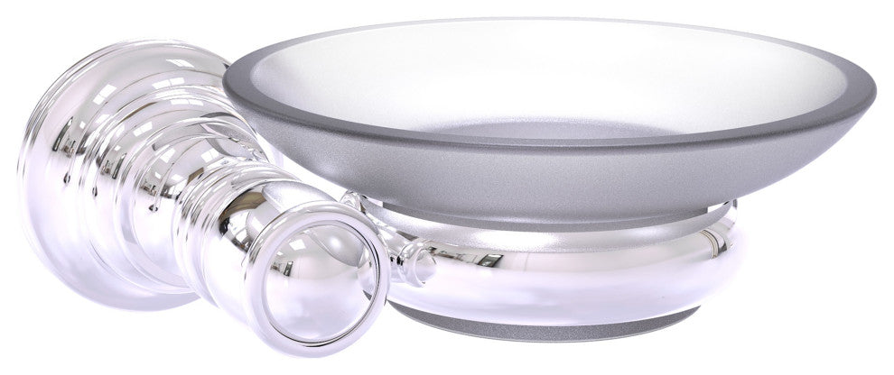 Carolina Wall Mounted Soap Dish, Polished Chrome
