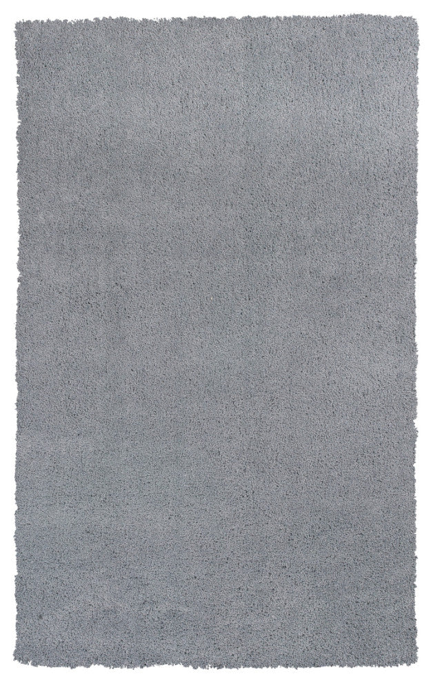 KAS Bliss 1557 Grey Shag Area Rug, 7'6" X 9'6"