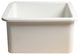 ALFI brand ABF1818S-W White Square 18" x 18" Undermount Fireclay Prep Sink