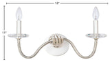 Venus 2 Light Wall Sconce, Brass